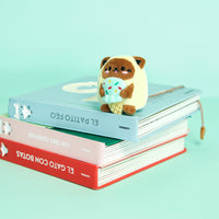 balvi-desk-fluffy-marque-page-chat-kawaii-menthe image 2