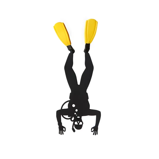 balvi-desk-scuba-marque-page-plongeur-palmes-jaunes image 1