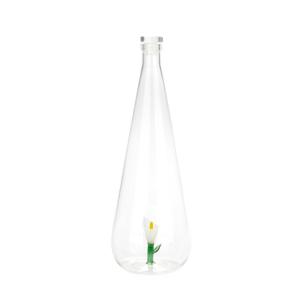 balvi-botanical-lily-bouteille-verre-lys-blanc image 1
