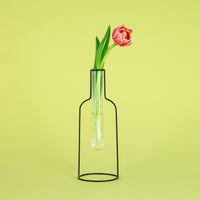 balvi-bottle-silhouette-vase-m-tal-pipette-verre image 2