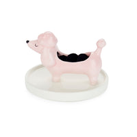 balvi-home-decor-caniche-porte-bagues-avec-plateau-blanc image 5