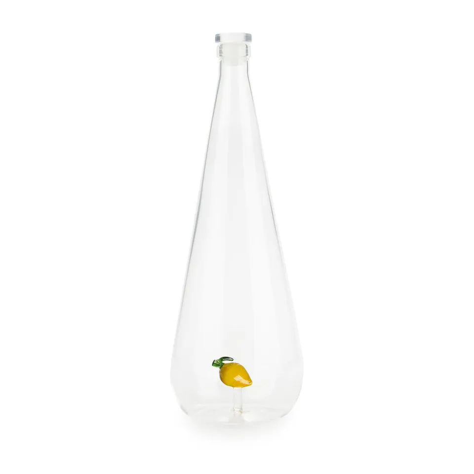balvi-kitchen-botanical-lemon-bottle-bouteille-verre-citron image 1