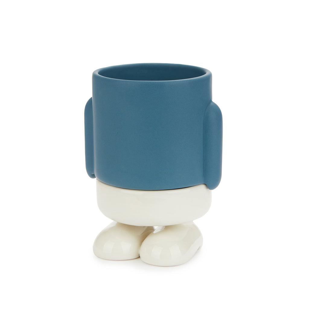 balvi-mr-standy-mini-cache-pot-c-ramique-bleu image 5