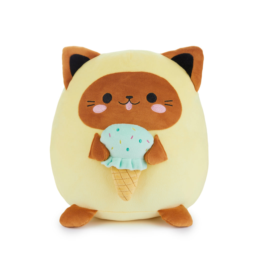 balvi-fluffy-kawaii-minty-coussin-chat-glace-menthe image 1