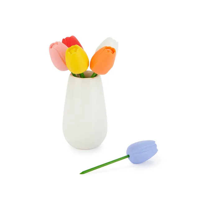 balvi-tulip-snack-forks-fourchettes-ap-ro-lot-6 image 1