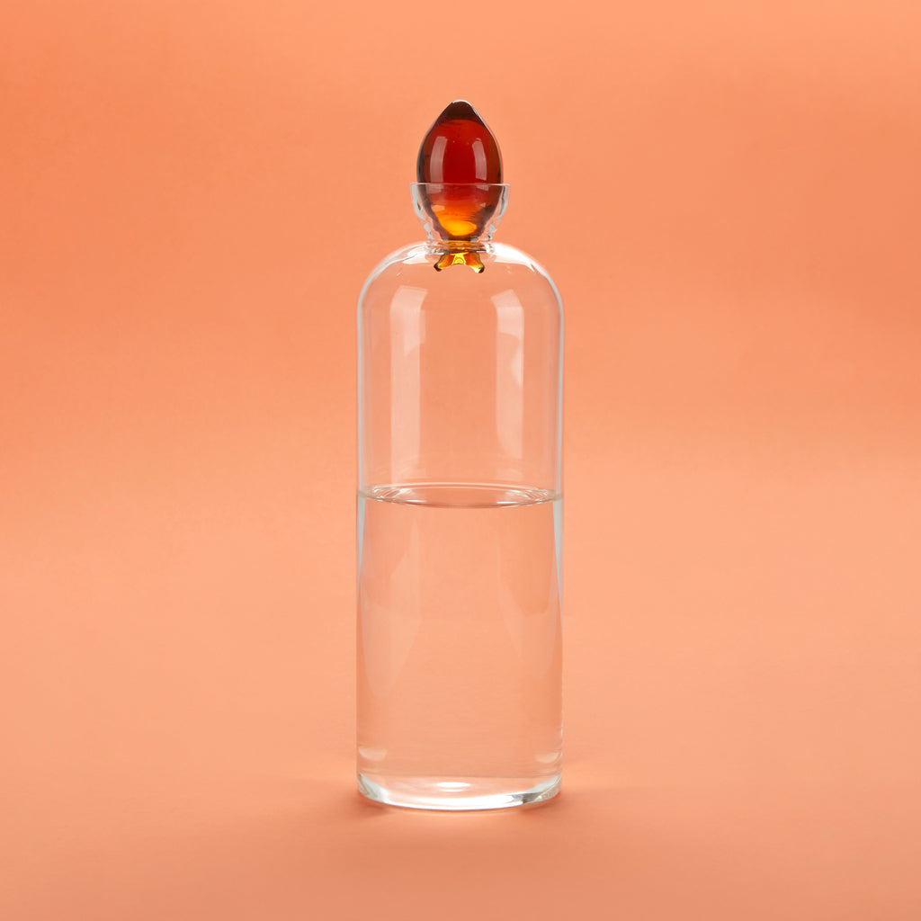 balvi-kitchen-table-gourami-bouteille-verre-orange-poisson image 3