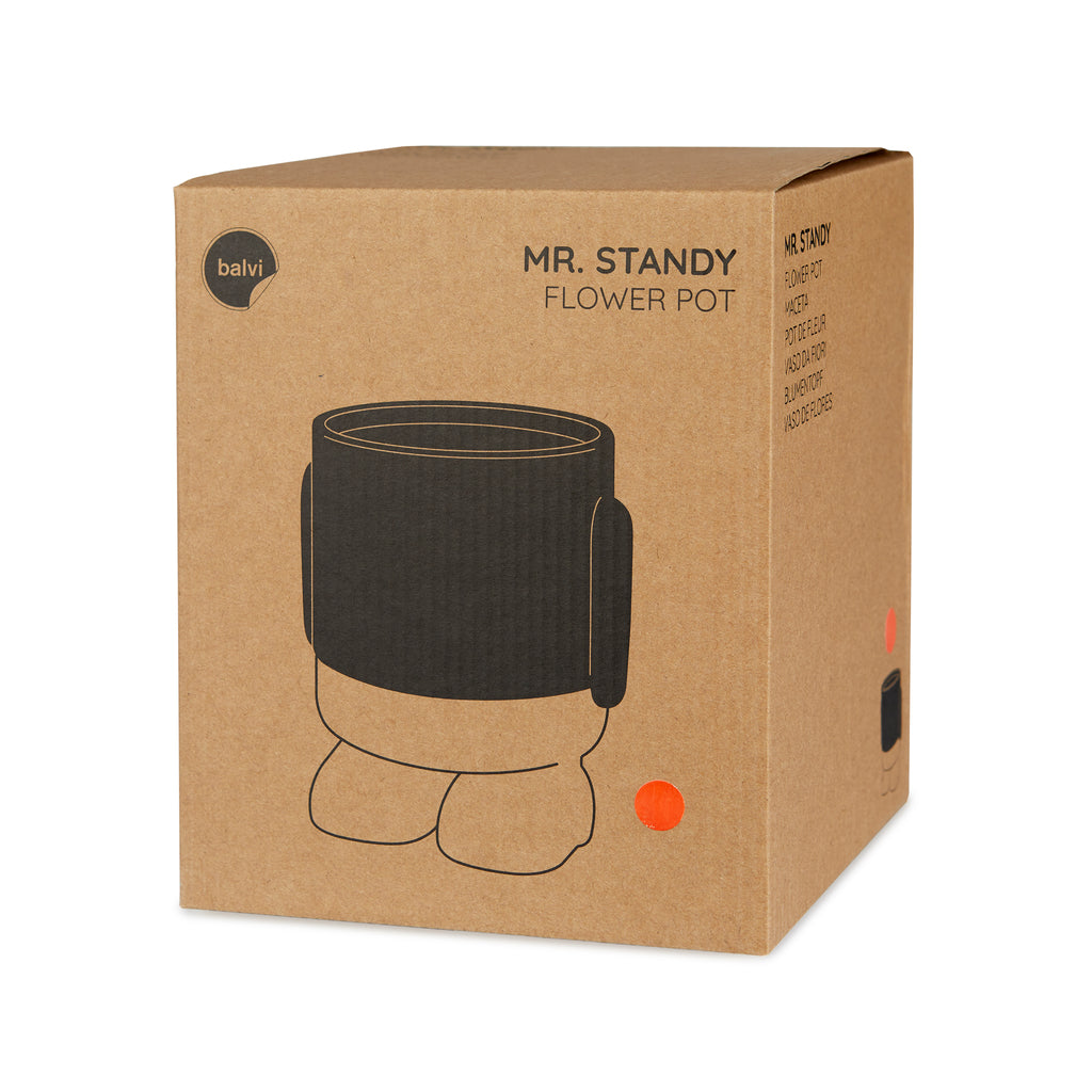 balvi-home-decor-mr-standy-pot-plante-c-ramique-rouge image 4