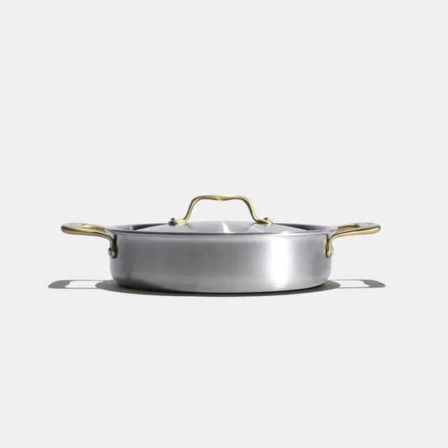 atma-le-grand-faitout-rondeau-inox-24-cm-poign-es-dor-es-3-4-l image 1