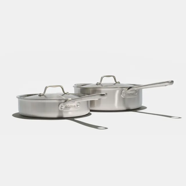 atma-la-sauteuse-id-ale-duo-sauteuses-inox-24-26-cm-sans-pfas image 1