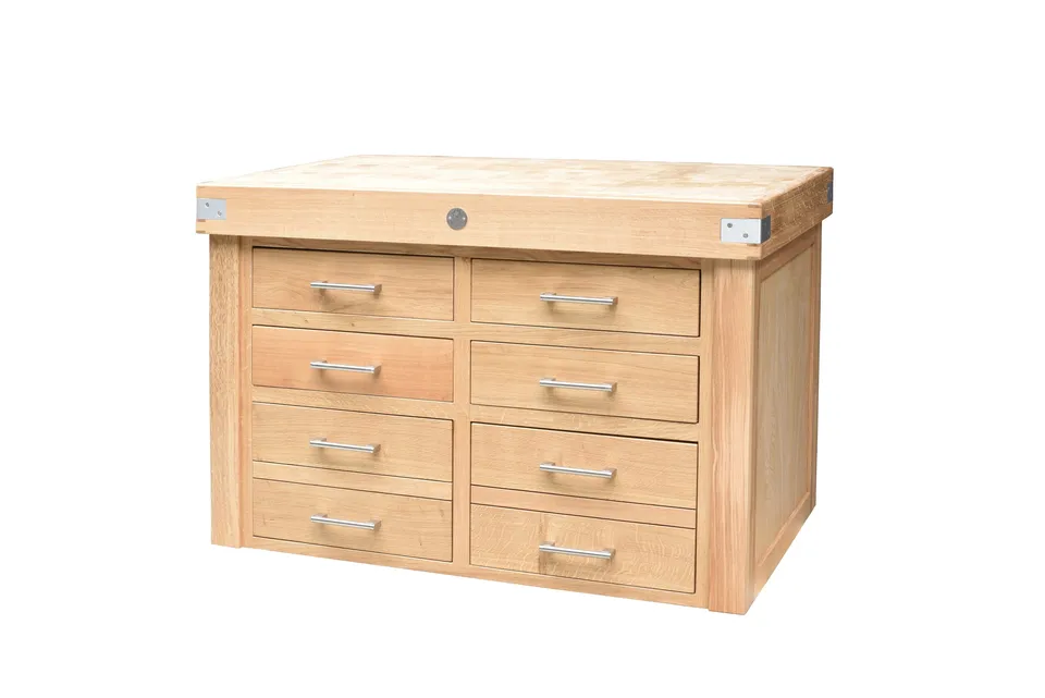 billots-chabret-billot-meuble-6-tiroirs-ch-ne-charme-120-cm image 1