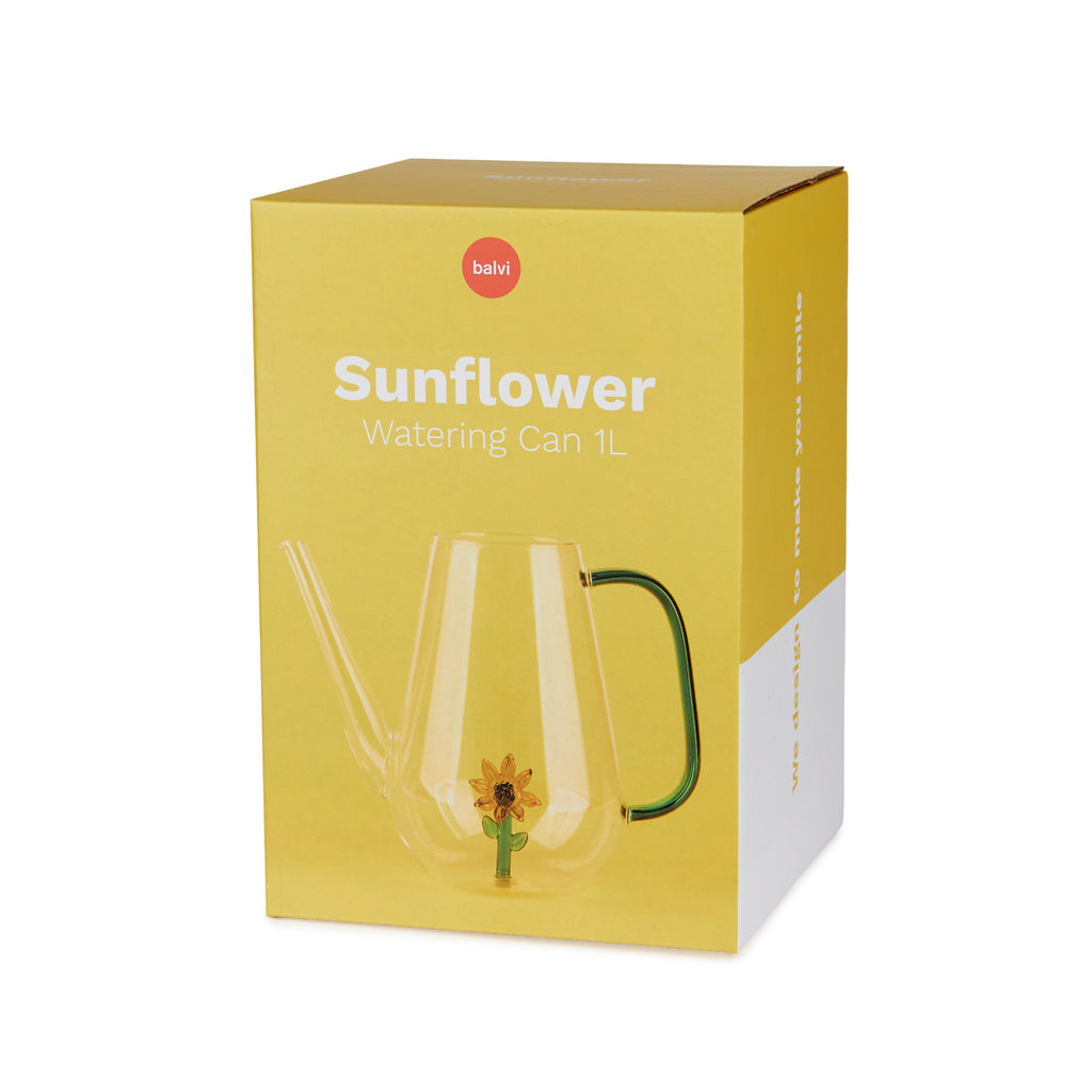 balvi-home-botanical-arrosoir-tournesol-verre-jaune image 5