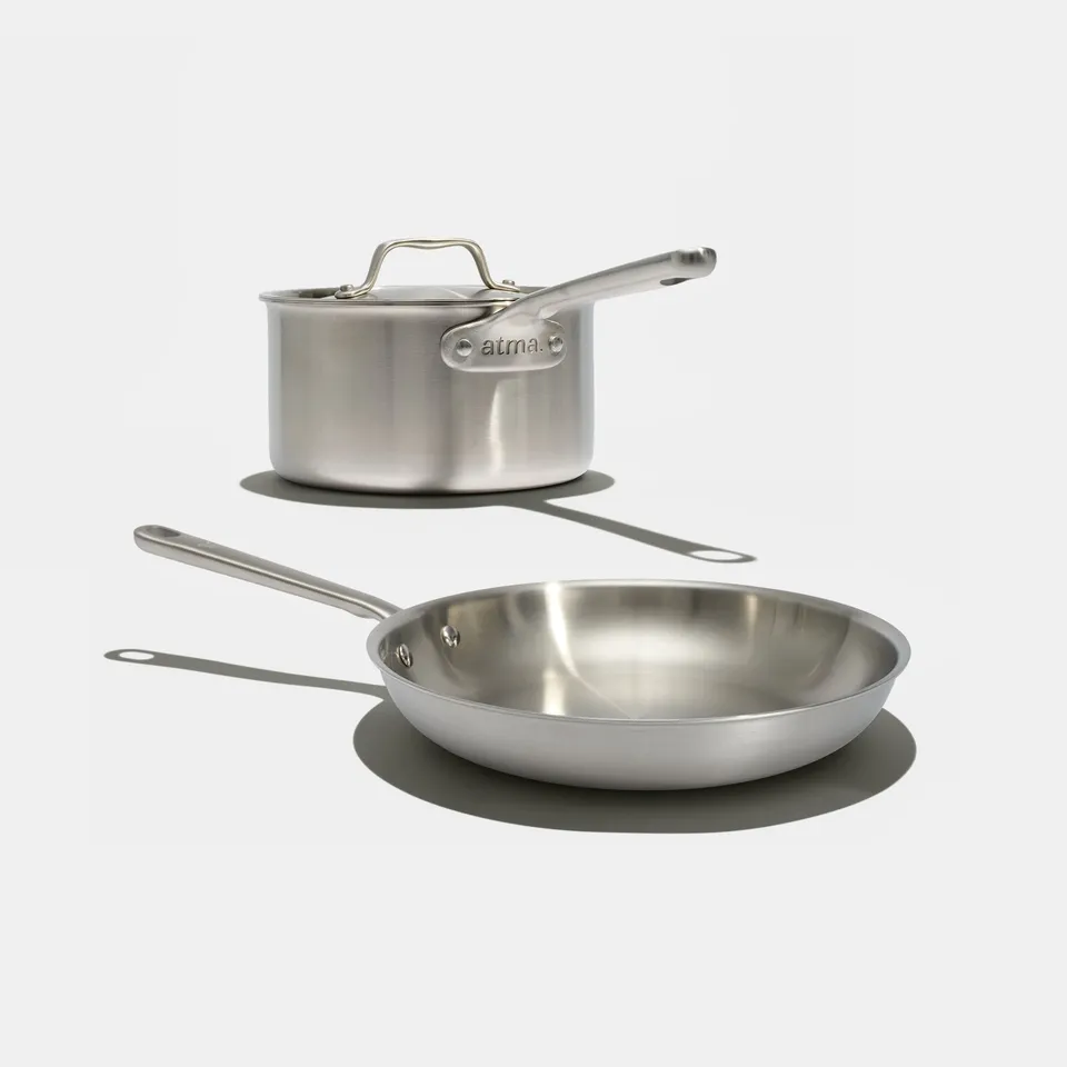 atma-batterie-de-cuisine-inox-4-pi-ces-3-plis-sans-pfas image 1