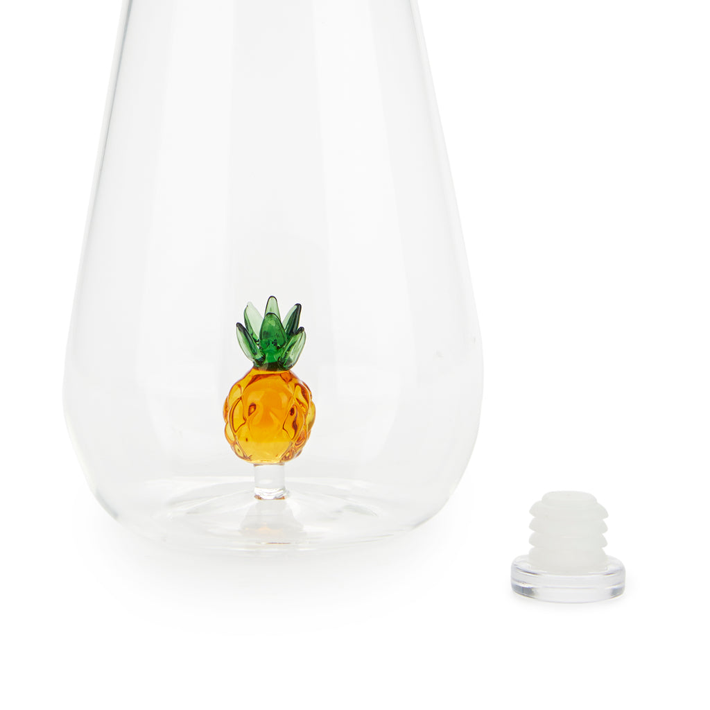 balvi-kitchen-botanical-bouteille-verre-ananas-jaune image 6