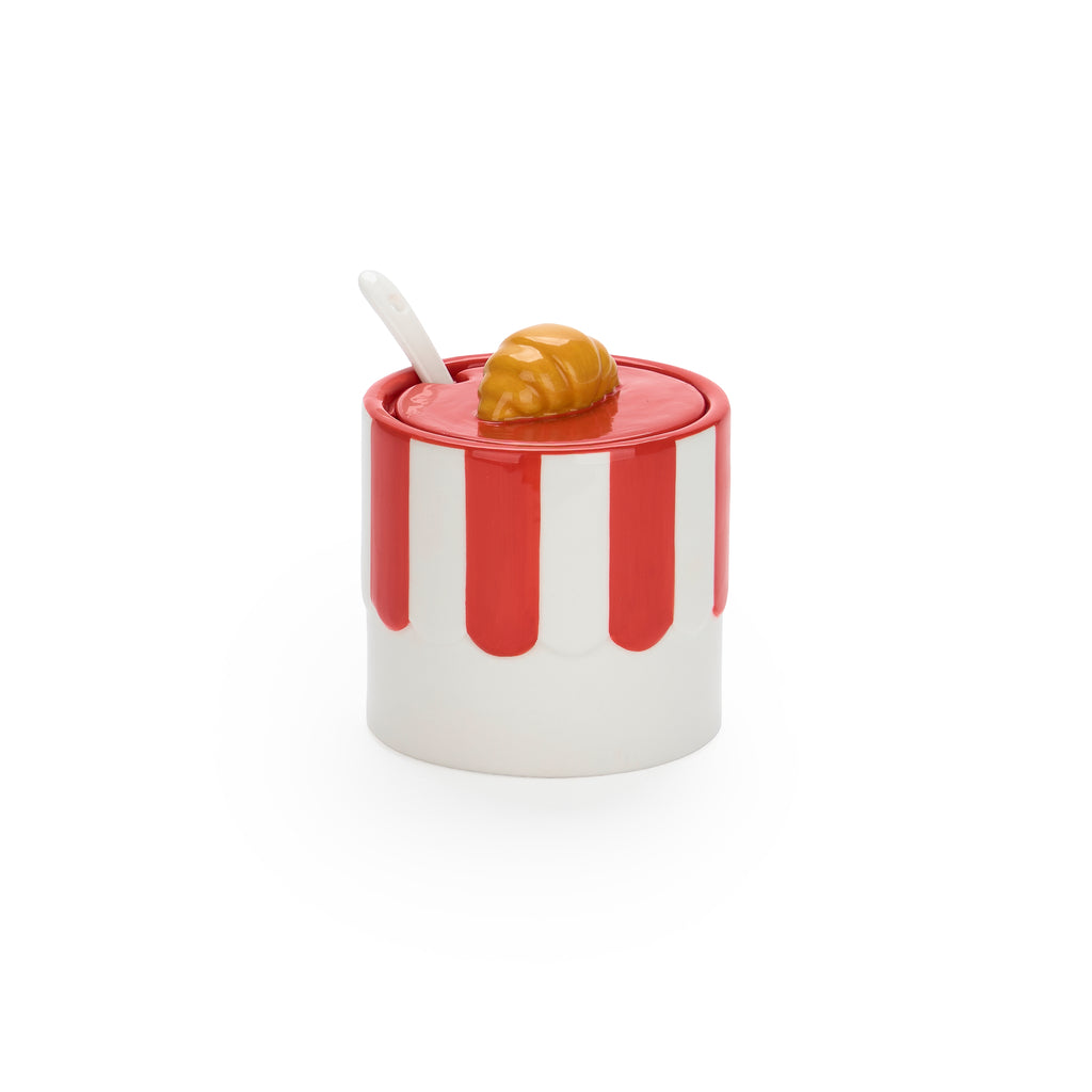 balvi-croissant-sucrier-c-ramique-avec-cuill-re image 1