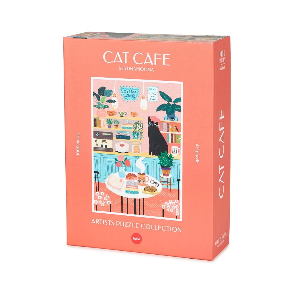 balvi-lifestyle-cat-cafe-puzzle-1000-pi-ces-caf-chats image 1
