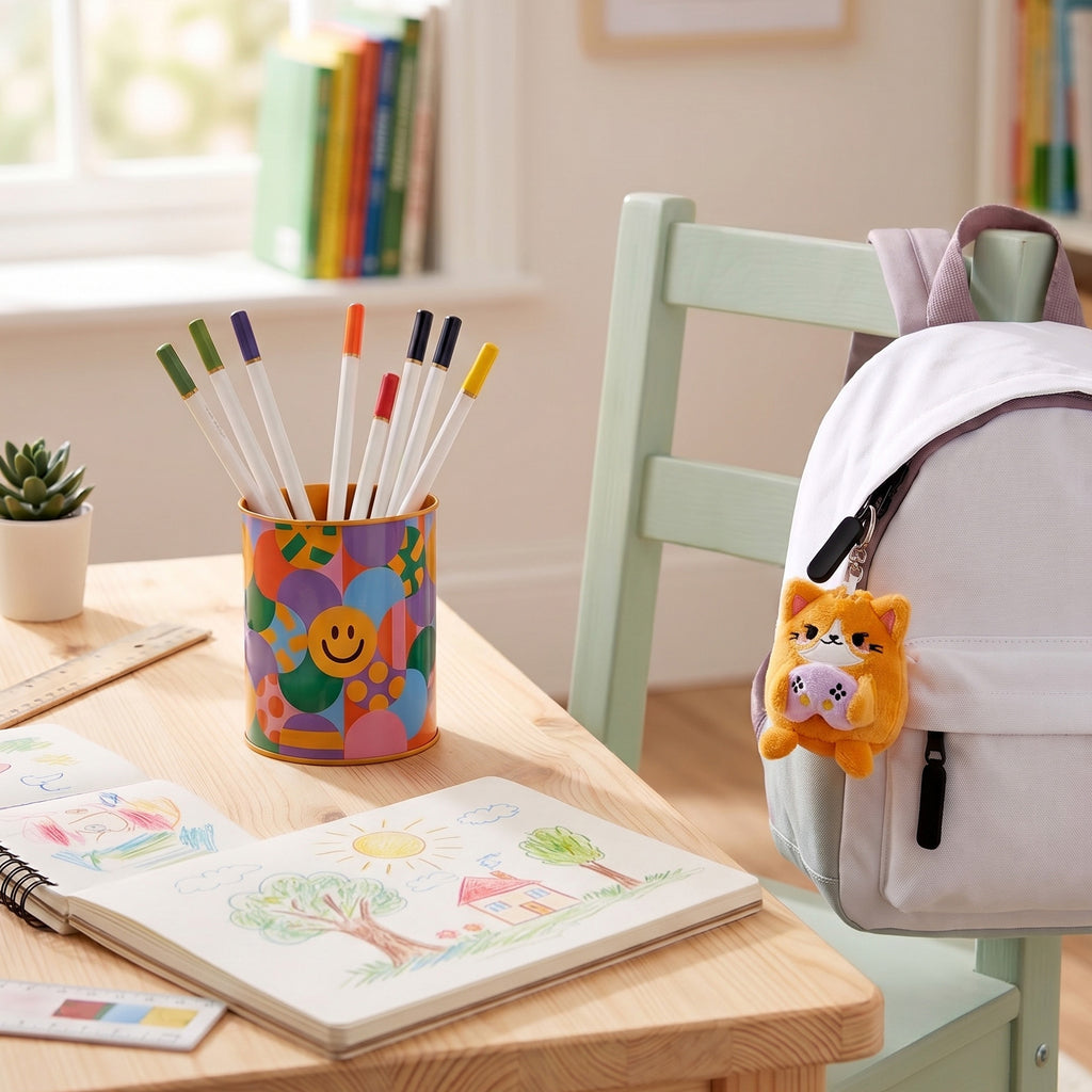 balvi-desk-los-pepes-smileys-pot-crayons-jaune-m-tal image 7