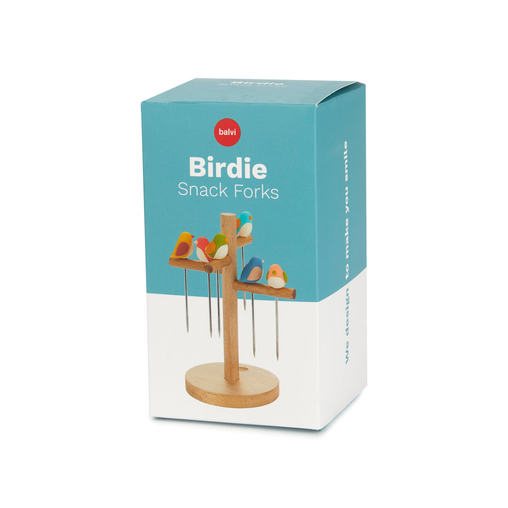 balvi-kitchen-birdie-fourchettes-ap-ritif-oiseaux-lot-6-inox image 4