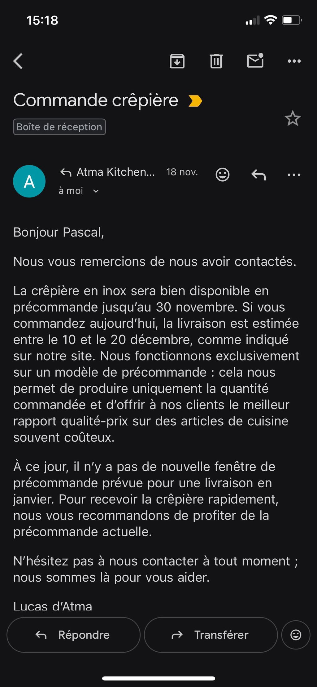 Dorure égale