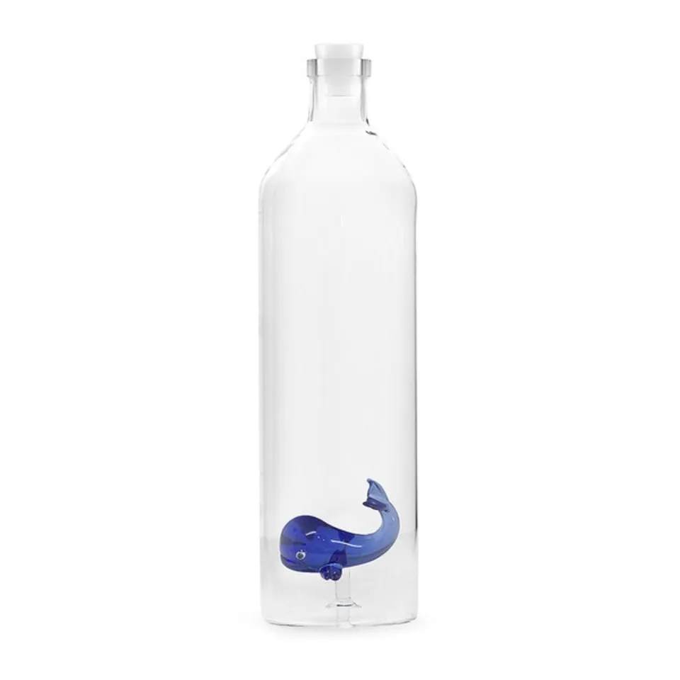 balvi-atlantis-bouteille-baleine-bleue-verre image 1