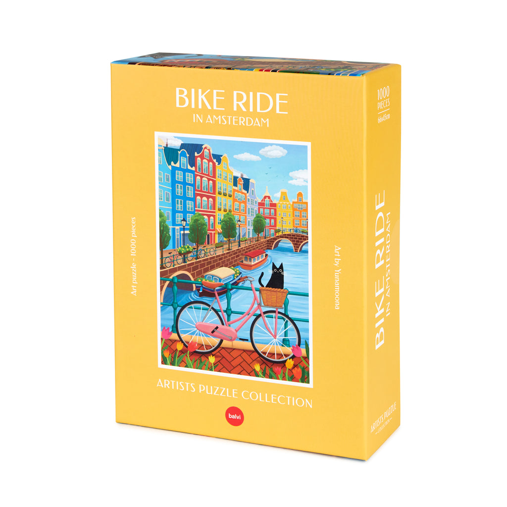 balvi-lifestyle-bike-ride-in-amsterdam-puzzle-1000-pi-ces image 1