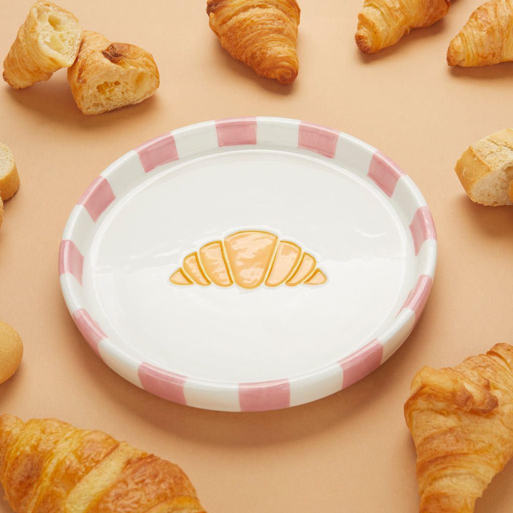 balvi-croissant-assiette-c-ramique-vert-petit-d-jeuner image 7
