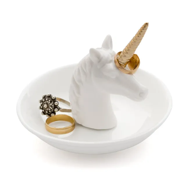 balvi-unicorn-porte-bague-licorne-porcelaine-blanc image 1