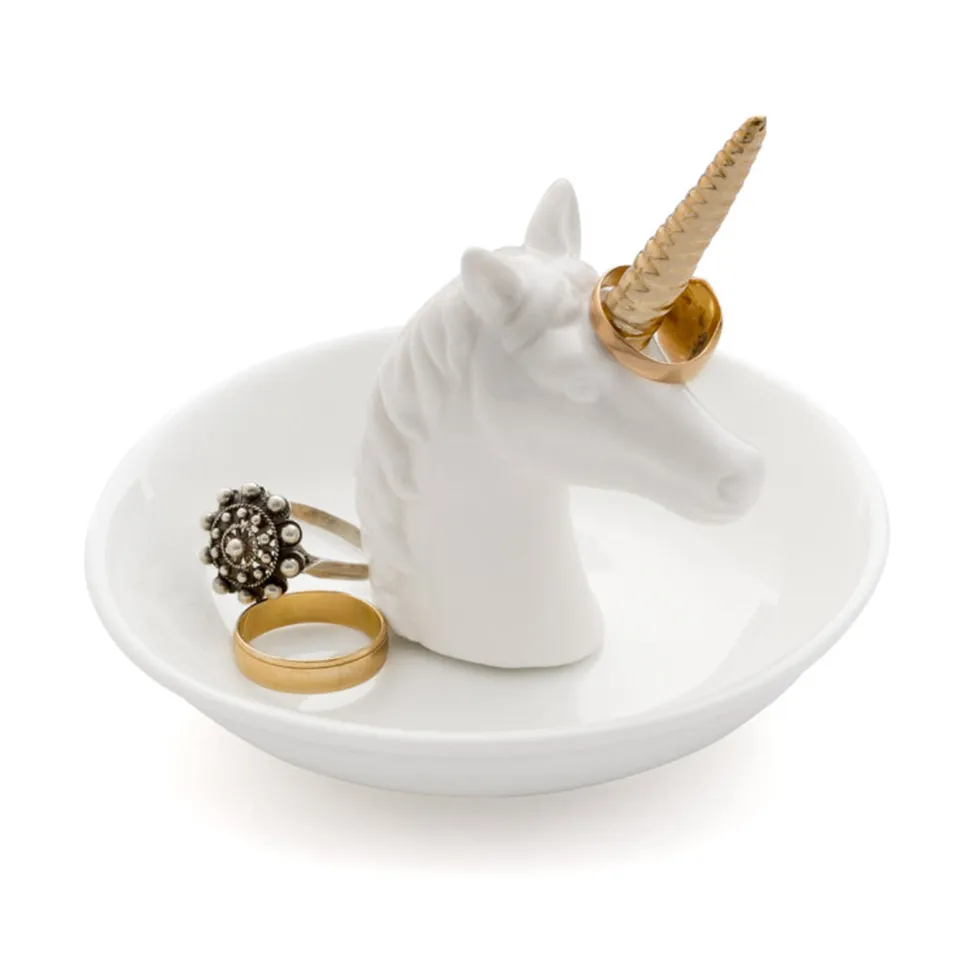 balvi-unicorn-porte-bague-licorne-porcelaine-blanc image 1
