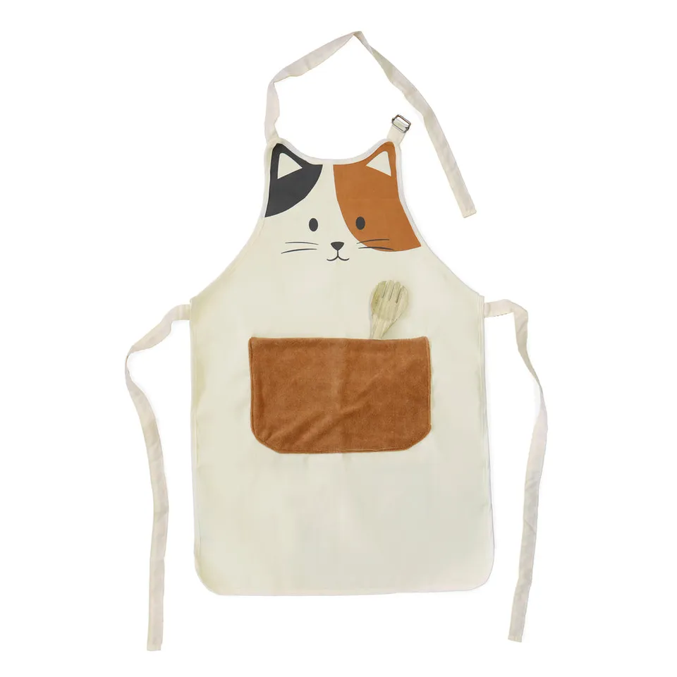 balvi-kitty-calico-tablier-cuisine-chat-poche image 1