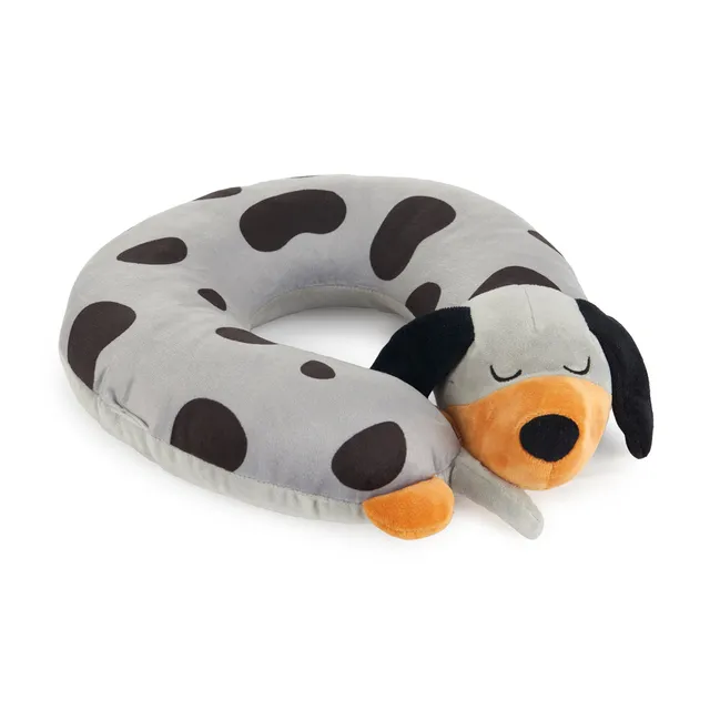 balvi-lifestyle-teckel-coussin-voyage-gris-teckel image 1