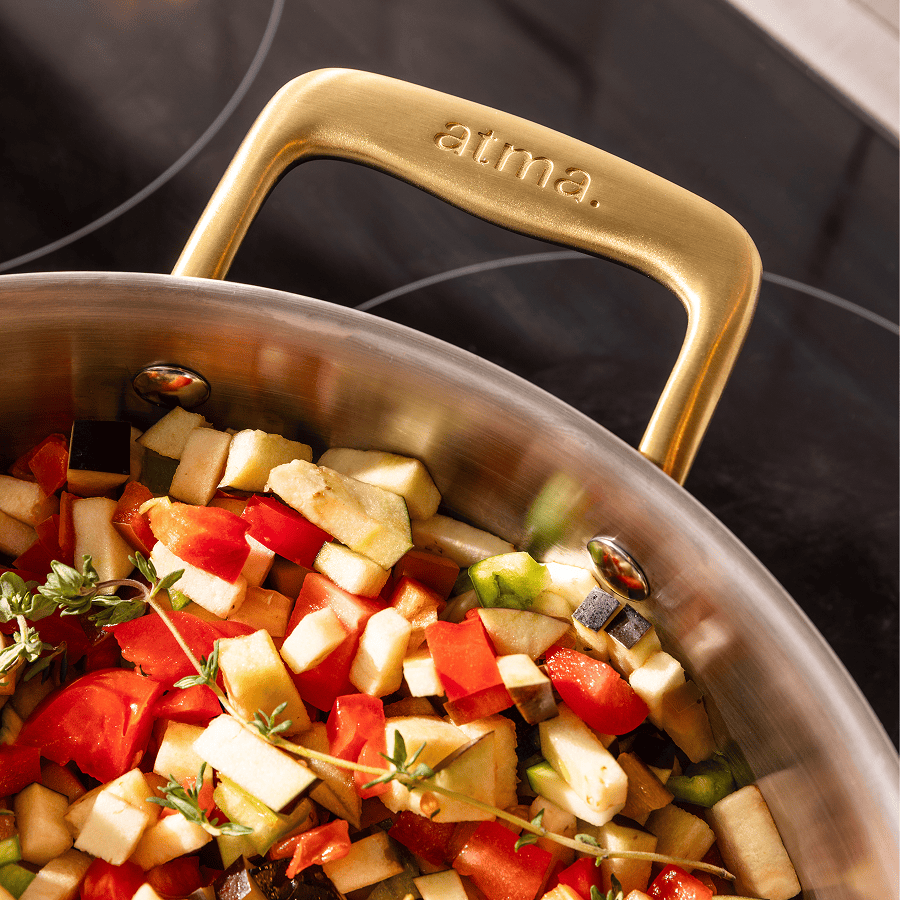 atma-le-grand-faitout-rondeau-inox-26-cm-4-3-l-poign-es-dor-es image 3