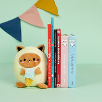 balvi-desk-serre-livres-chat-kawaii-glace-menthe-lest image 2