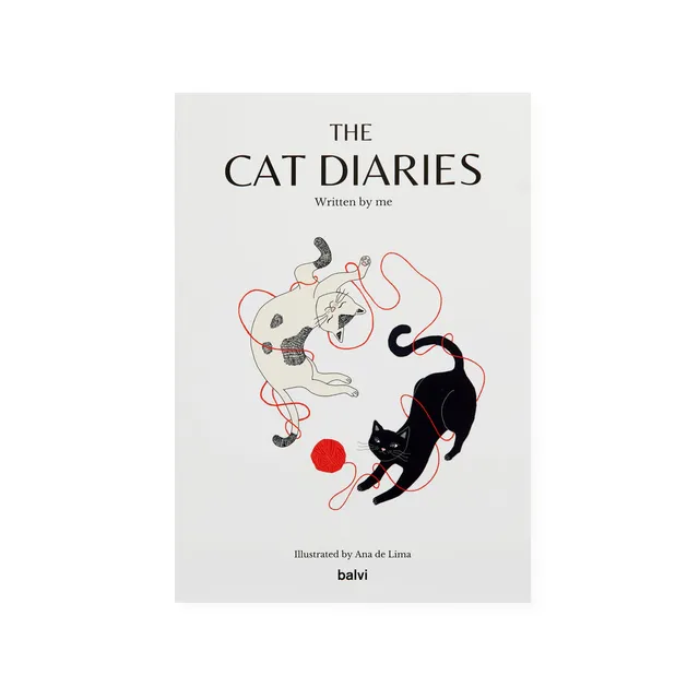 balvi-the-cat-diaries-carnet-chat-multicolore image 1