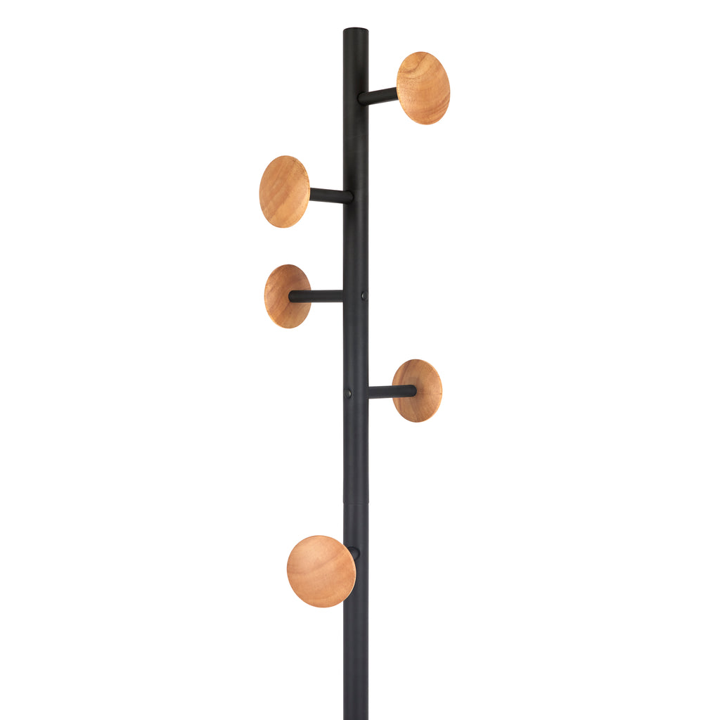 balvi-home-decor-shiitake-porte-manteau-bois-acier-6-crochets image 8