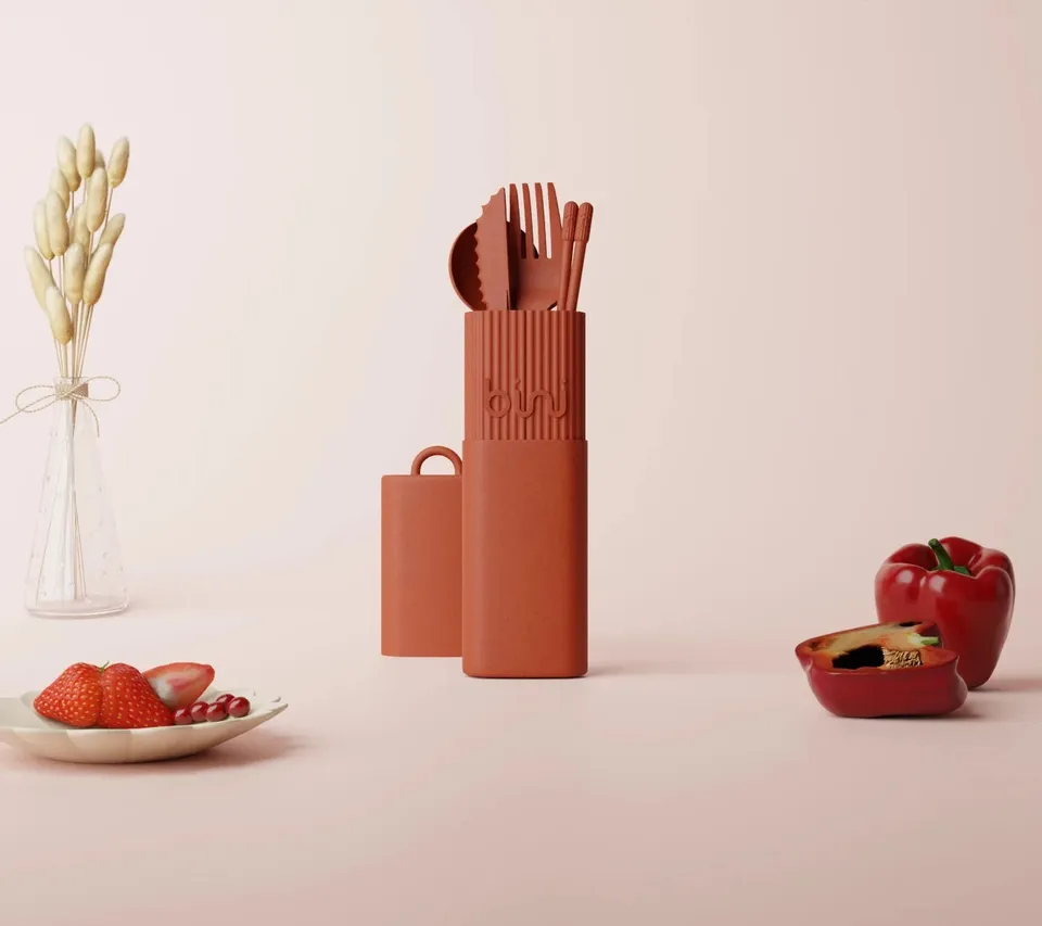 bini-binikit-terracotta-kit-couverts-r-utilisable image 1