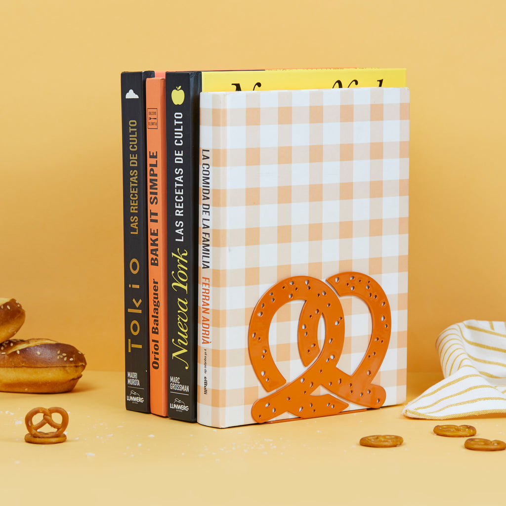 balvi-pretzel-serre-livres-m-tal-marron image 2