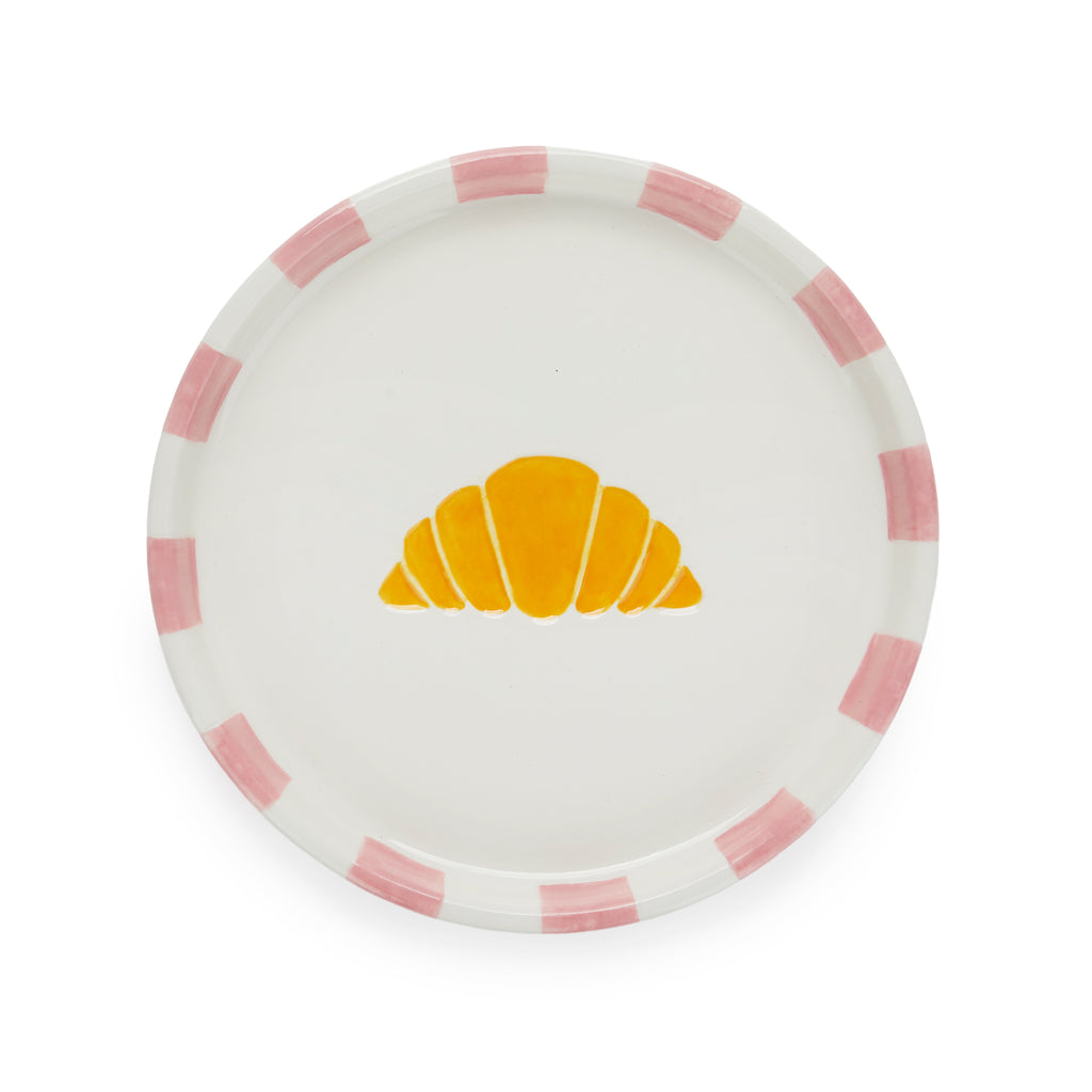 balvi-croissant-assiette-c-ramique-vert-petit-d-jeuner image 6