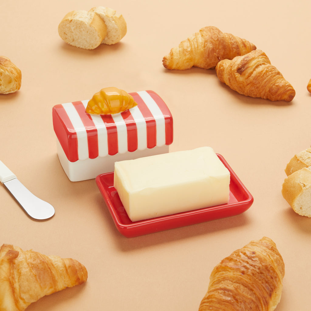 balvi-croissant-butter-dish-beurrier-c-ramique-125-g image 2