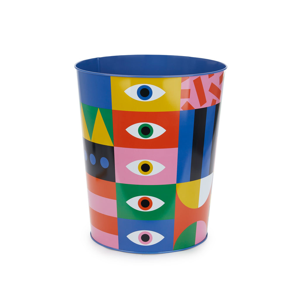 balvi-desk-los-pepes-eyes-corbeille-papier-bleue-m-tal image 5