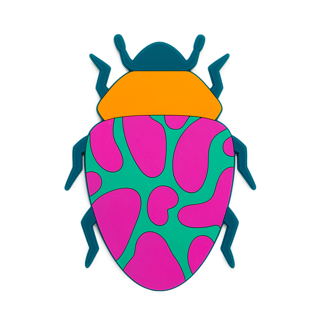 balvi-kitchen-the-beetles-dessous-plat-scarab-e-orange image 1