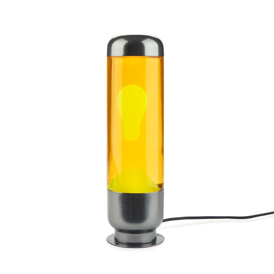 balvi-capsule-lava-lamp-lampe-lave-orange-jaune image 1