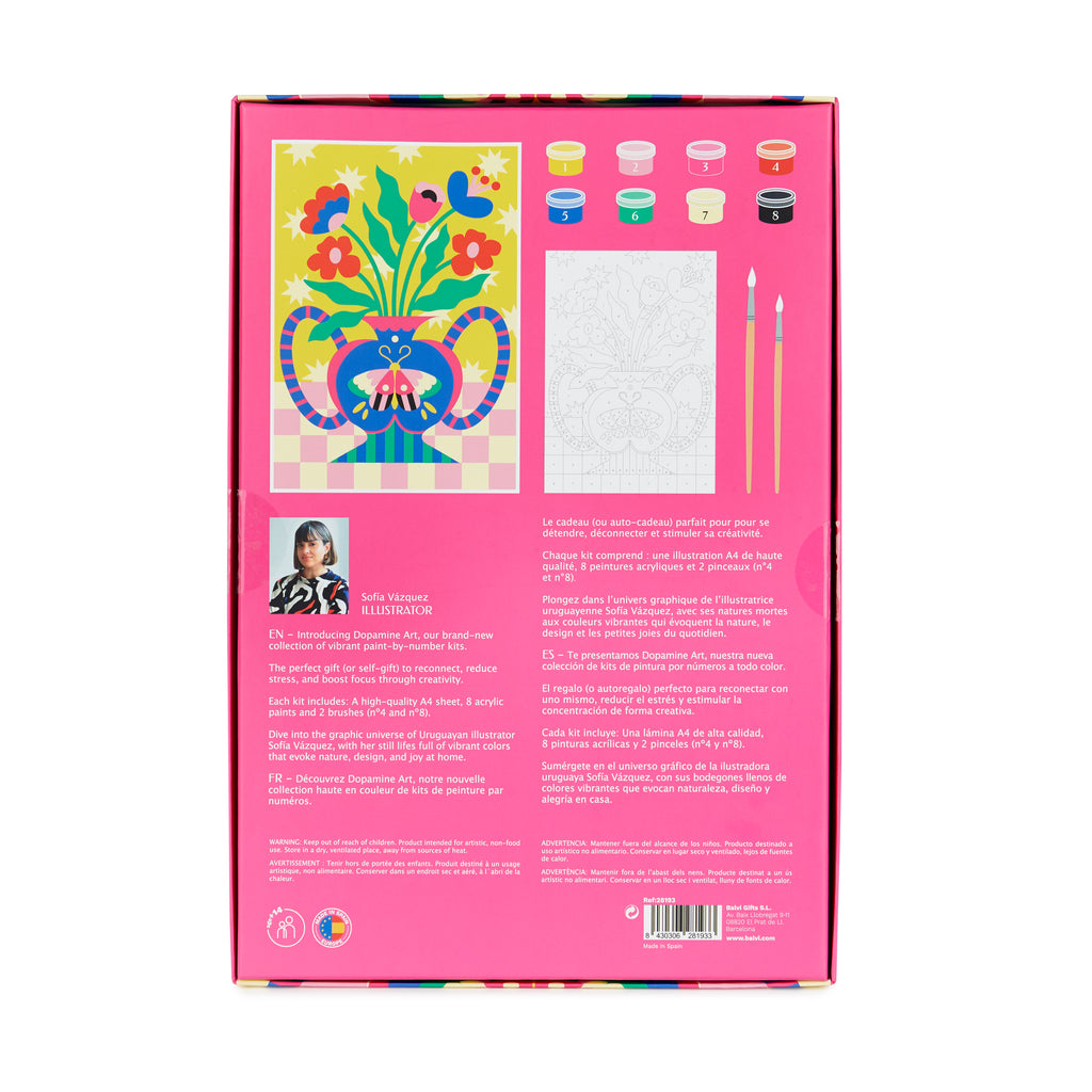 balvi-lifestyle-le-papillon-kit-peinture-par-num-ro-fleurs image 7