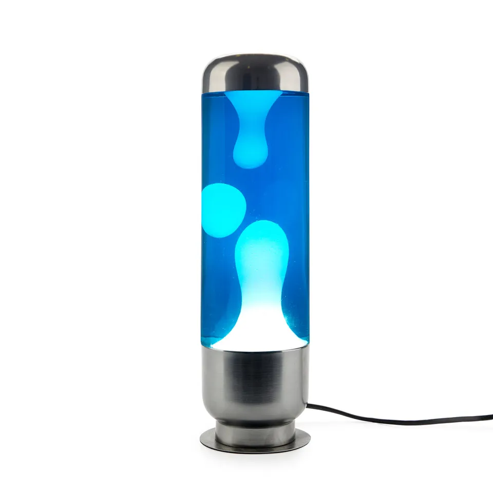 balvi-capsule-lampe-lave-bleue-capsule-alu-verre image 1