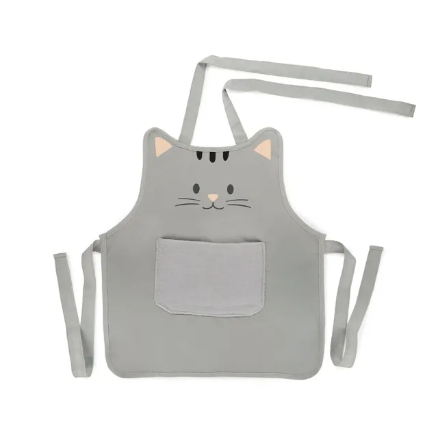 balvi-kitchen-table-kitty-tablier-enfant-chat-avec-poche image 1