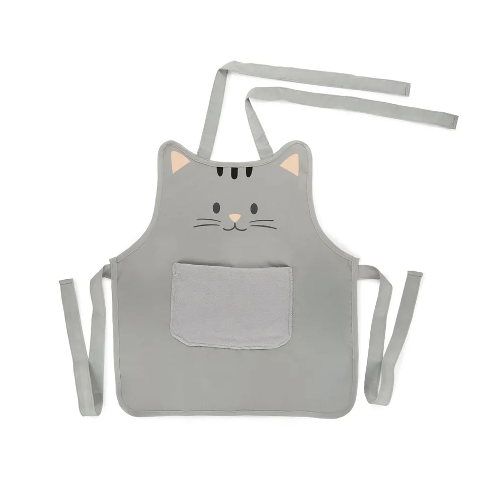 balvi-kitchen-table-kitty-tablier-enfant-chat-avec-poche image 1