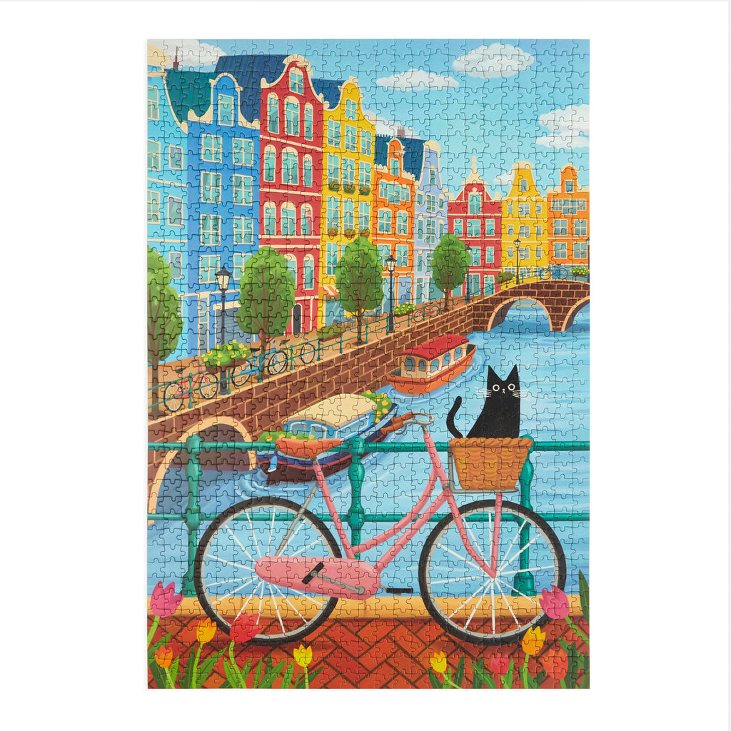 balvi-lifestyle-bike-ride-in-amsterdam-puzzle-1000-pi-ces image 2