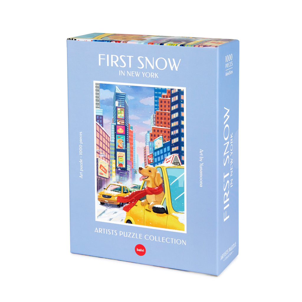 balvi-lifestyle-first-snow-puzzle-1000-pi-ces-new-york image 1