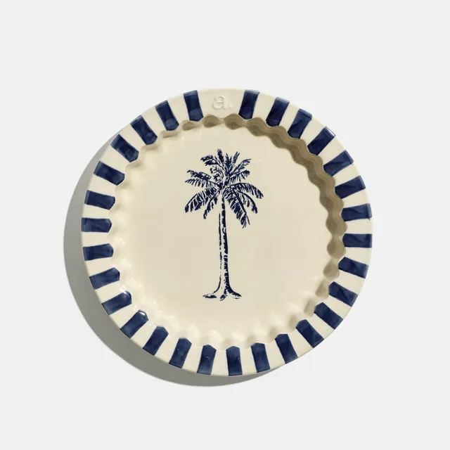 atma-la-c-ramique-plat-tarte-bleu-nuit-c-ramique-naturelle image 1