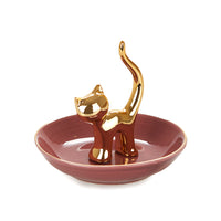 balvi-gatto-porte-bagues-chat-porcelaine-bordeaux image 5