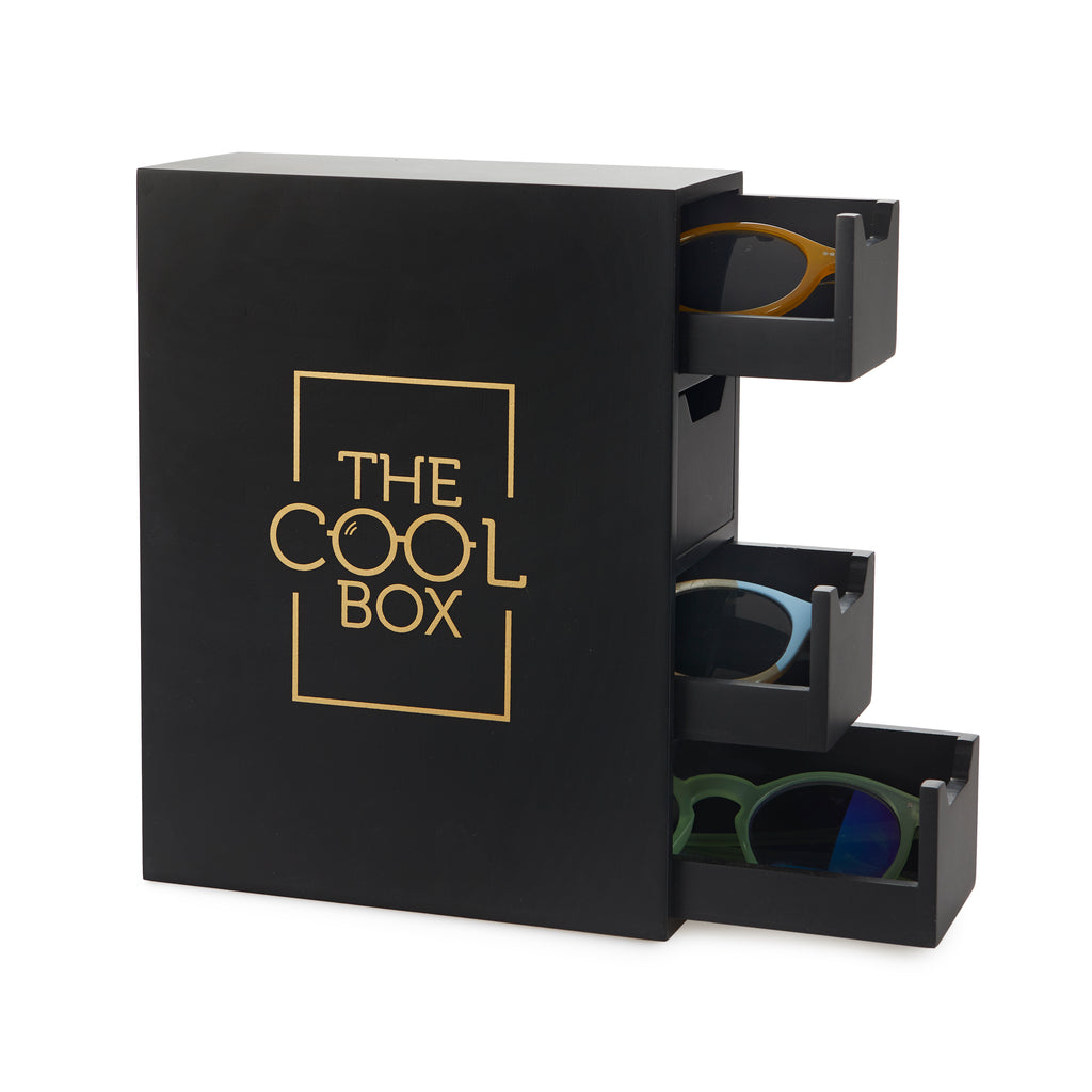 balvi-home-decor-the-cool-box-bo-te-lunettes-noire-4-tiroirs image 6