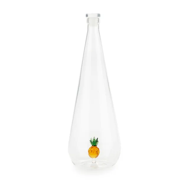 balvi-kitchen-botanical-bouteille-verre-ananas-jaune image 1